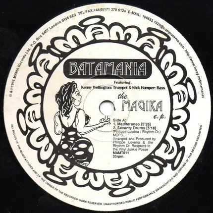 Batamania - The Magika E.P.