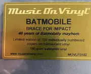 LP - Batmobile - Brace For Impact - Numbered, Clear Vinyl, Ltd Ed, 180g