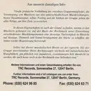 CD - Baumstam - On Tour