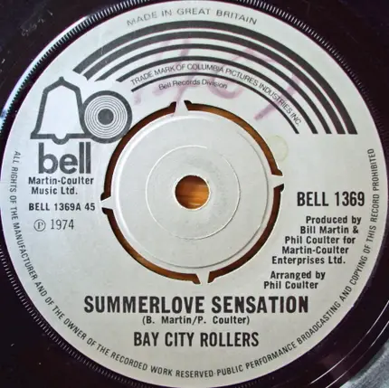 Bay City Rollers - Summerlove Sensation