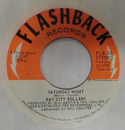 Bay City Rollers - Saturday Night