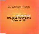 CD Single - Baz Luhrmann - Everybody's Free (To Wear Sunscreen) - The Sunscreen Song (Class Of '99)