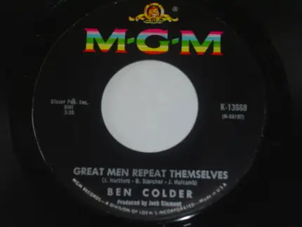 Ben Colder - There Goes My Everything #II / Great Men Repeat Themselves