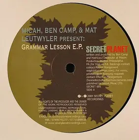 BEN CAMP - Grammar Lesson E.P.