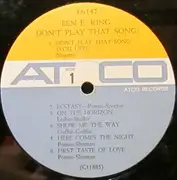 LP - Ben E. King - Don't Play That Song! - Mono