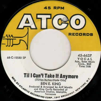 Ben E. King - It Ain't Fair