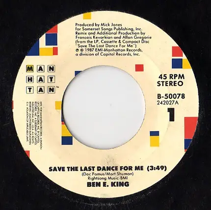 Ben E. King - Save the Last Dance for Me