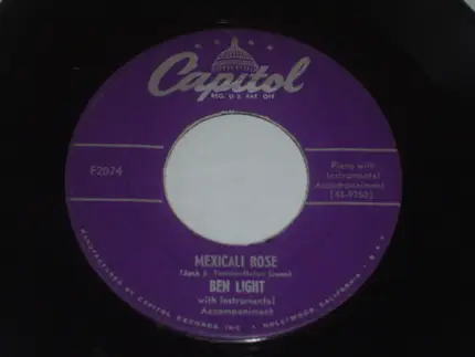 Ben Light - Rosalie / Mexicali Rose