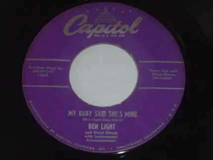Ben Light - Waiting For The Robert E. Lee / My Baby Said She's Mine