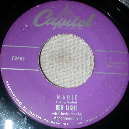 Ben Light - You Made All My Dreams Come True / Marie