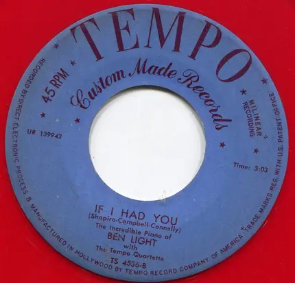 Ben Light - You Were Meant For Me / If I Had You