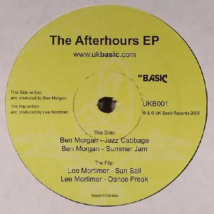 Ben Morgan / Lee Mortimer - The Afterhours EP