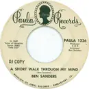 7inch Vinyl Single - Ben Sanders - A Short Walk Through My Mind