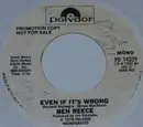 7inch Vinyl Single - Ben Reece - Even If It's Wrong