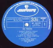 LP - Ben Webster Sextet / Corky Corcoran's Collegiates / Albert Ammons And His Rhythm Kings - Big Tenors - Mono + OBI