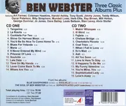 Double CD - Ben Webster - Three Classic Albums Plus