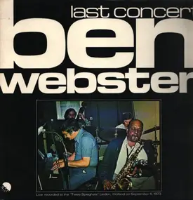 Ben Webster - Last Concert