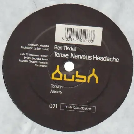 Ben Tisdall - Tense, Nervous Headache