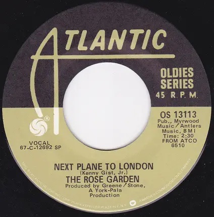 Bent Fabric / The Rose Garden - Alley Cat / Next Plane To London
