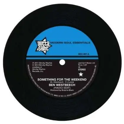 BEN WESTBEECH - Something For The Weekend