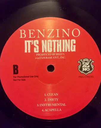 Benzino - Right / It's Nothing