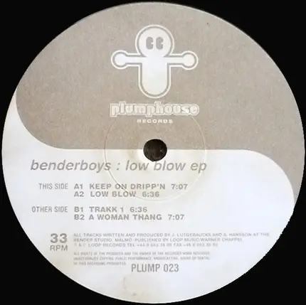 Bender Boys - Low Blow EP