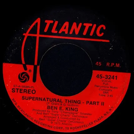 Ben E. King - Supernatural Thing
