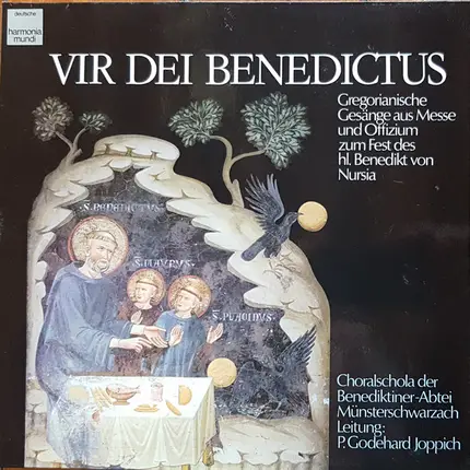 Benediktinerabtei Münsterschwarzach , Leitung: Godehard Joppich - Vir Dei Benedictus - Gregorianische Gesänge Aus Messe Und Offizium Zum Fest Des Hl. Benedikt Von Nu
