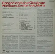 LP - Benediktinerabtei Münsterschwarzach , Leitung: Godehard Joppich - Gregorianische Gesänge: Pfingsten, Eucharistie, Maria - gatefold