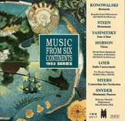 CD - Benedykt Konowalski , Kenneth Steen , Gregory W. Yasinitsky , Bruce Hobson , David Loeb , Theldon M - Music From Six Continents: 1993 Series