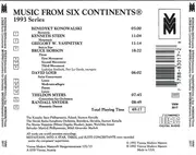 CD - Benedykt Konowalski , Kenneth Steen , Gregory W. Yasinitsky , Bruce Hobson , David Loeb , Theldon M - Music From Six Continents: 1993 Series