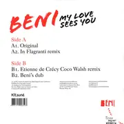 12inch Vinyl Single - Beni Single - My Love Sees You
