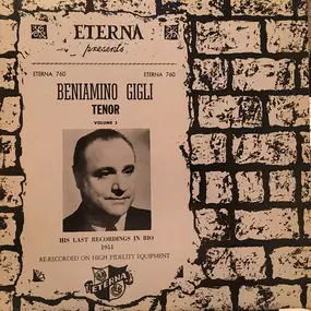 Beniamino Gigli - His Last Recordings In Rio