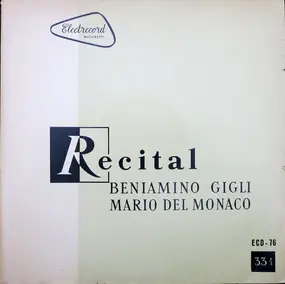 Beniamino Gigli - Recital De Canțonete / Arii Din Opere