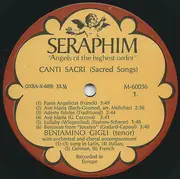 LP - Beniamino Gigli - Canti Sacri (Sacred Songs) (Recorded 1932-47)