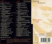 Double CD - Beniamino Gigli - Great Opera Tenors