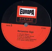 LP - Beniamino Gigli - Grosse Stimmen Des Jahrhunderts