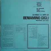 LP - Beniamino Gigli - La Voce E L'Arte Di Beniamino Gigli Incisioni 1921 - 1930