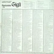 LP - Beniamino Gigli - Le Grandi Voci Del Passato - Romanze E Canzoni Vol.19