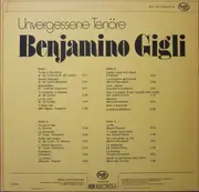 Double LP - Beniamino Gigli - Unvergessene Tenöre