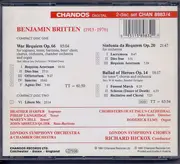 Double CD - Britten - War Requiem / Sinfonia Da Requiem / Ballad Of Heroes