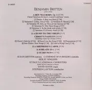 CD - Benjamin Britten - The Holst Singers , Susan Gritton , Catherine Wyn-Rogers , Stephen Layton - Christ's Nativity / A Shepherd's Carol / Hymn To The Virgin / A Boy Was Born