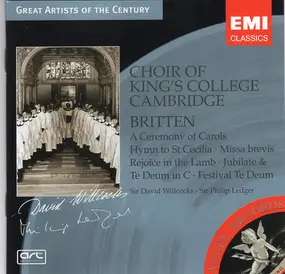 Benjamin Britten - A Ceremony Of Carols • Hymn To St Cecilia • Missa Brevis • Rejoice In The Lamb • Jubilate & Te Deum