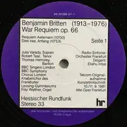Double LP - Britten - War Requiem
