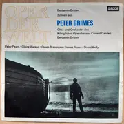 LP - Benjamin Britten , Peter Pears , Claire Watson , James Pease , Geraint Evans , Chorus Of The Royal - Peter Grimes - Highlights