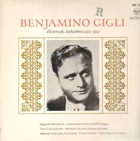 Beniamino Gigli - Historische Aufnahmen 1921-1930
