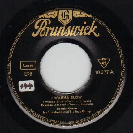 Bennie Green - I Wanna Blow