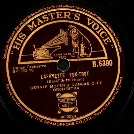 Bennie Moten's Kansas City Orchestra / Fats Waller And His Buddies - Lafayette / Ridin' But Walkin'