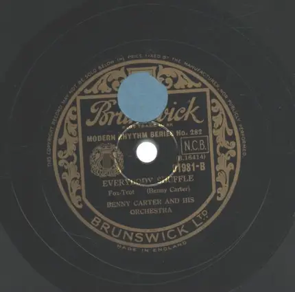 Benny Carter And His Orchestra - Shoot The Works / Everybody Shuffle