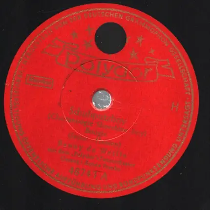 Benny De Weille Mit Dem Polydor-Tanzorchester - Schuhputzboy (Chattanoogie Shoeshine-Boy) / Wundervoll (Wonderful)